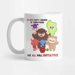 If one party member is threatened, we ALL roll initiative Mug